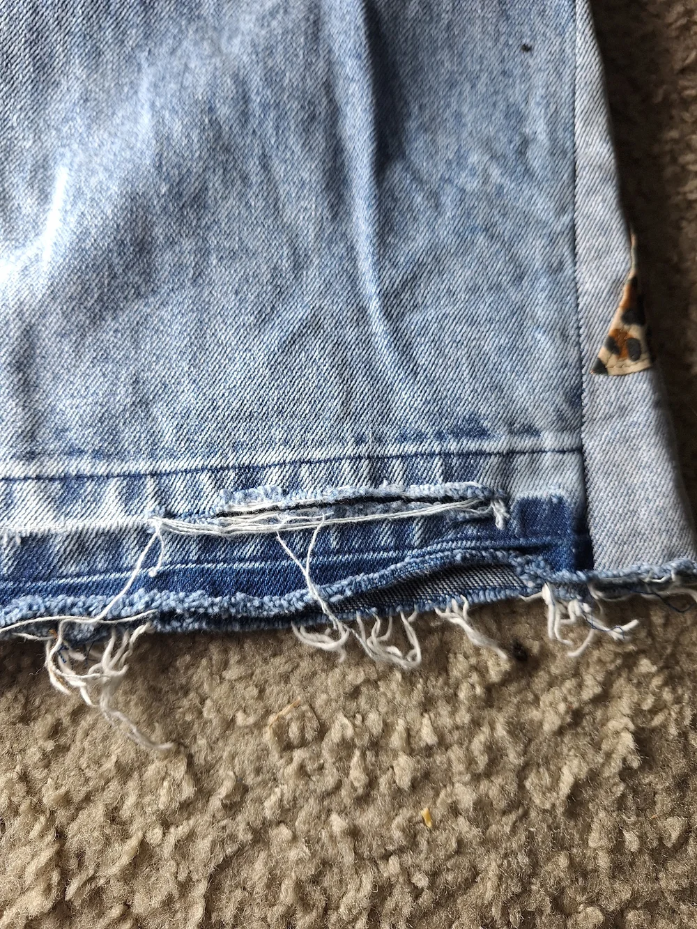 Chrome Hearts Inspired Cross Patch Flared Pink Red Leopard Y2K Denim Jeans 34